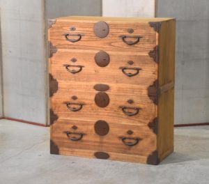 Antique 2 Section Clothing Chest Width:900mm