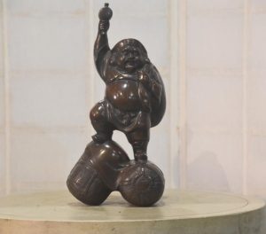 Daikoku one of the Seven Lucky Gods :Width 200mm
