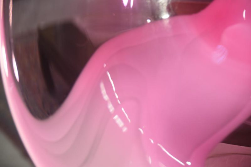 Large Glass Plate by Yasushi Nakajima Width:510mm - Image 2