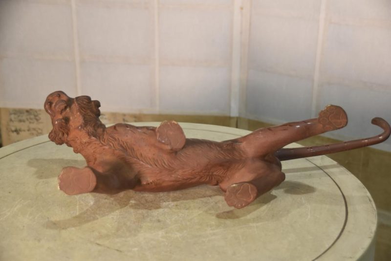 Japanese Bronze Tiger Width:620mm - Image 7