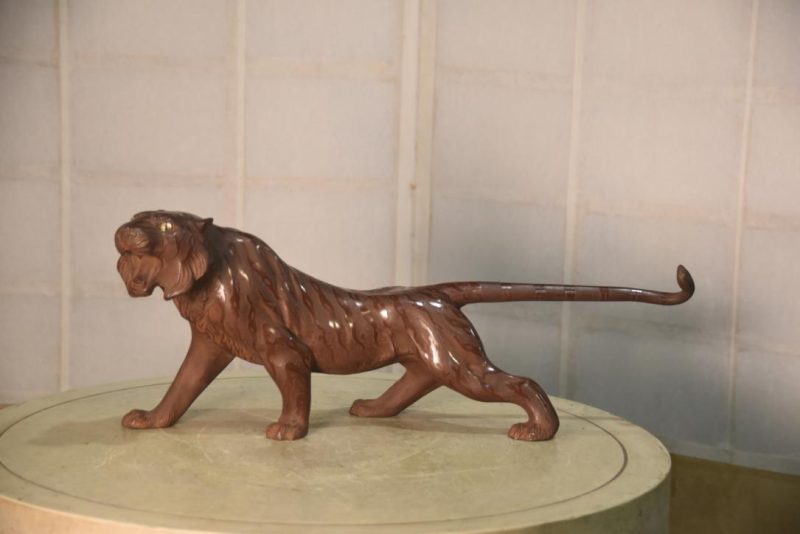 Japanese Bronze Tiger Width:620mm