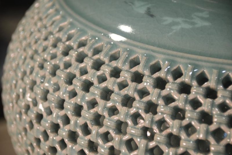 Korean Celadon Vase Width:330mm - Image 2