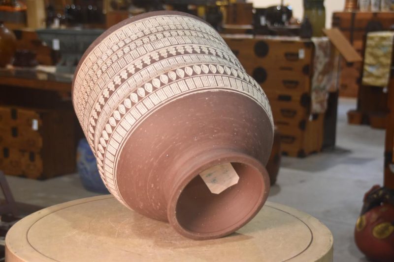 Contemporary Japanese Pottery Vase Width:350mm - Image 3