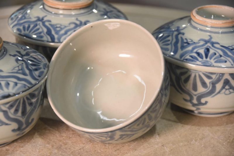 4 x Japanese Lidded Imari Bowls - Image 4