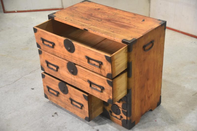 Antique Ko Dansu Small Chest Width:625mm - Image 3