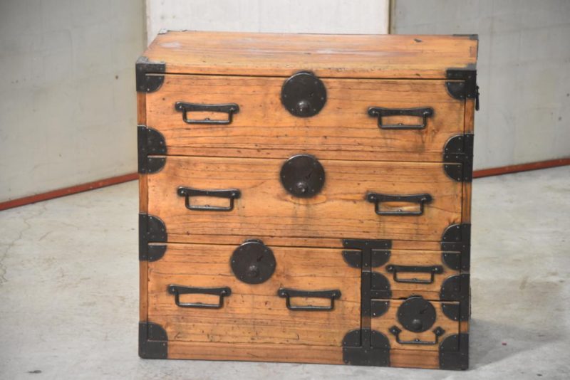 Antique Ko Dansu Small Chest Width:625mm - Image 7