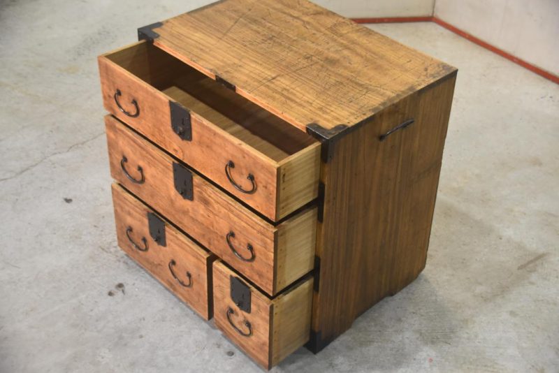 Antique Ko Dansu Small Chest Width:535mm - Image 2