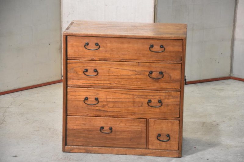 Antique Ko Dansu Small Chest Width:590mm - Image 7