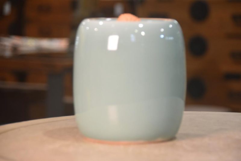 Celadon Ceramic Mizuzashi Width:140mm - Image 6