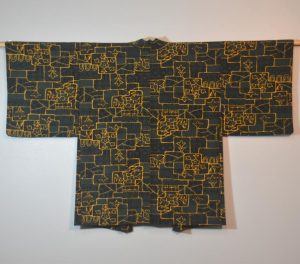 Deep Green Vintage Silk Haori Jacket