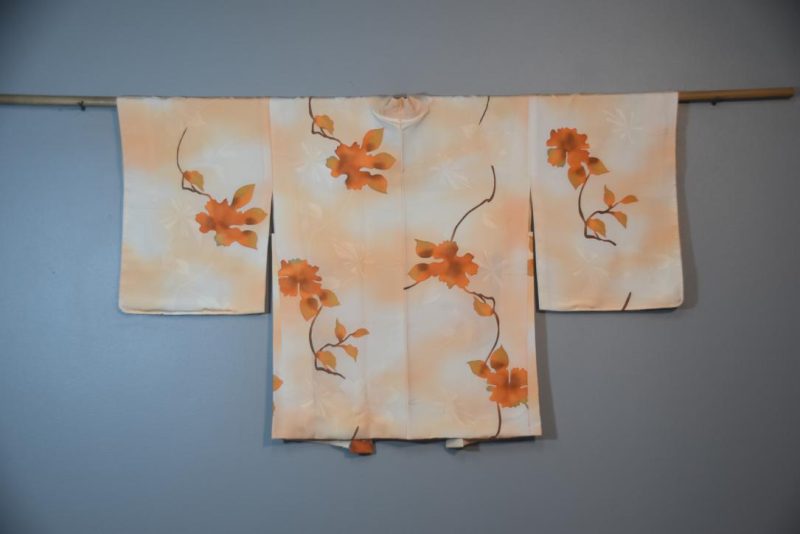 Peachy Vintage Silk Haori Jacket