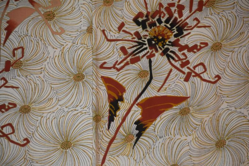 Chrysanthemum Vintage Silk Haori Jacket - Image 3