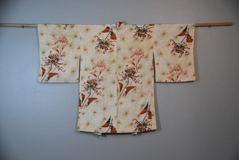Chrysanthemum Vintage Silk Haori Jacket