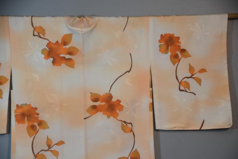 Peachy Vintage Silk Haori Jacket - Image 4
