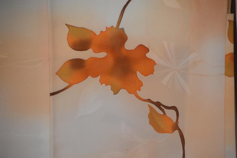 Peachy Vintage Silk Haori Jacket - Image 2