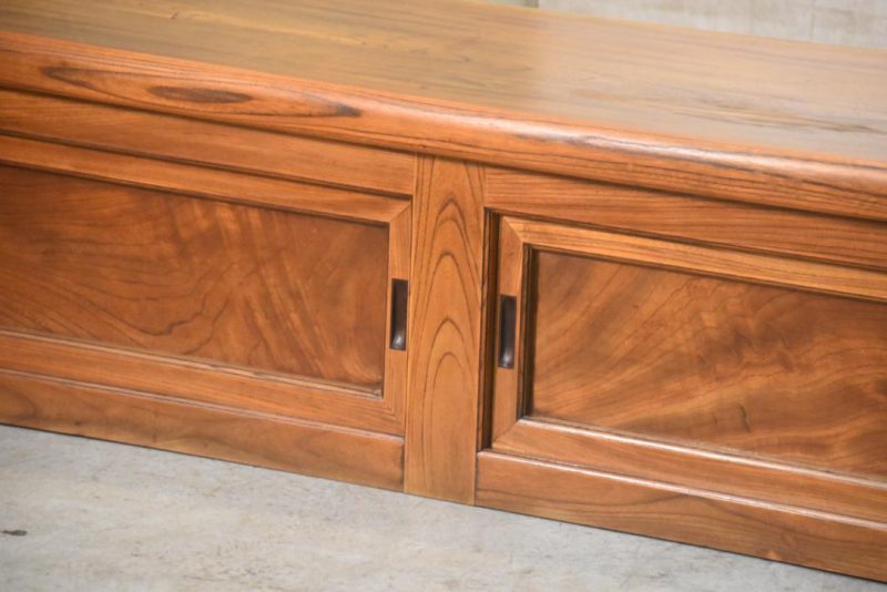 Japanese Elm Entrance Step Kamachi Width:2860mm - Image 2