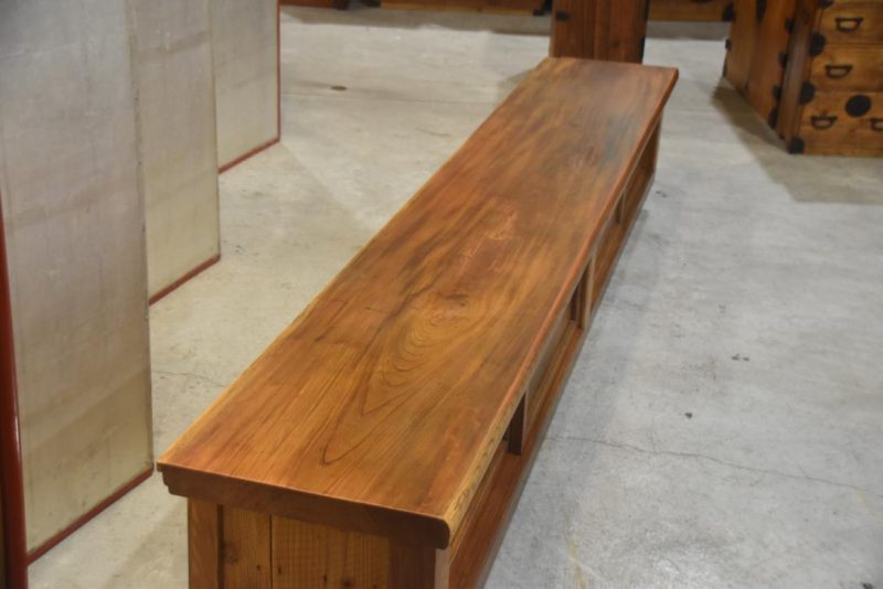 Japanese Elm Entrance Step Kamachi Width:2860mm - Image 8