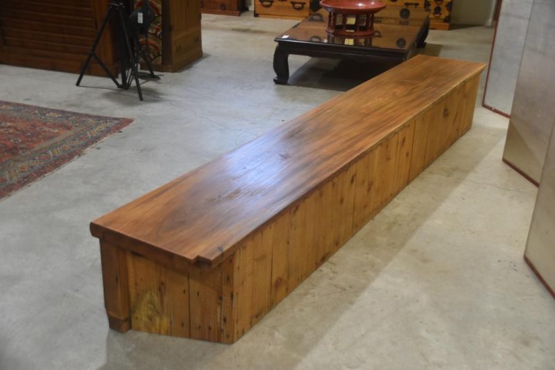 Japanese Elm Entrance Step Kamachi Width:2860mm - Image 9