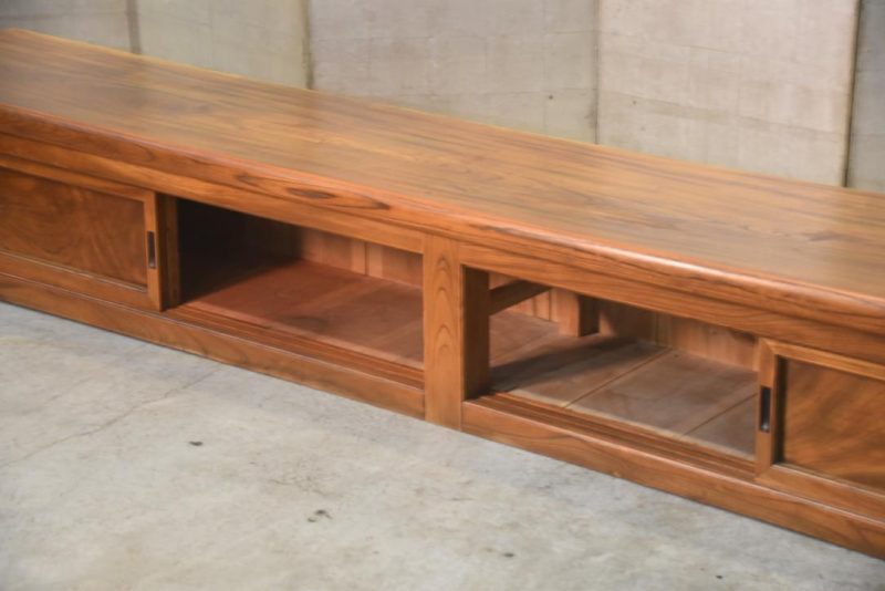 Japanese Elm Entrance Step Kamachi Width:2860mm - Image 6