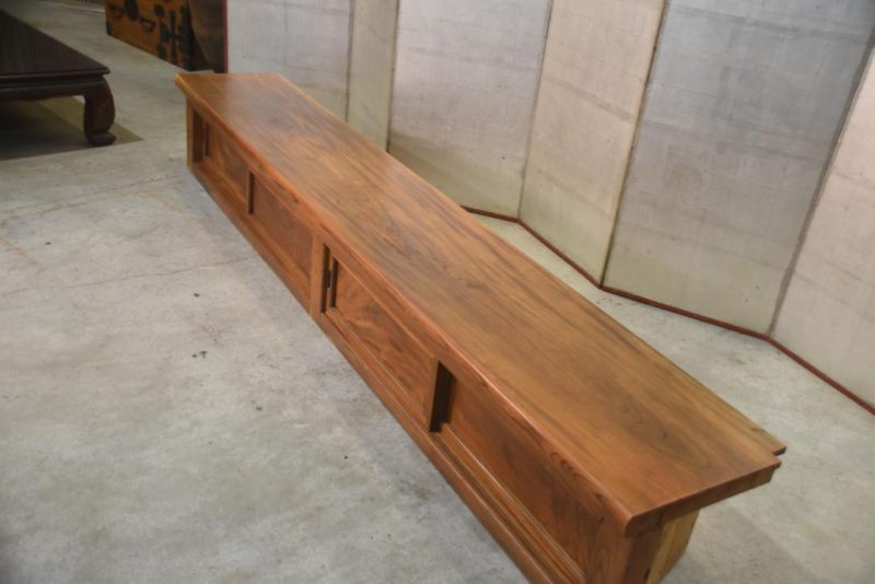 Japanese Elm Entrance Step Kamachi Width:2860mm - Image 4