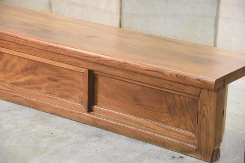 Japanese Elm Entrance Step Kamachi Width:2860mm - Image 5