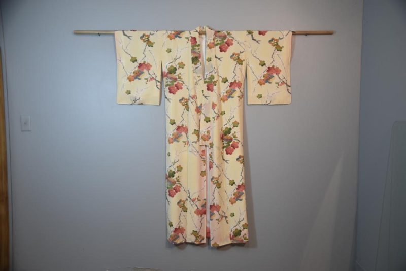 Cherry Blossom Soft Japanese Silk Kimono - Image 6