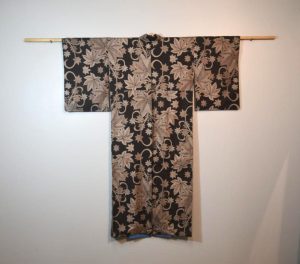 Oshima Soft Japanese Silk Kimono