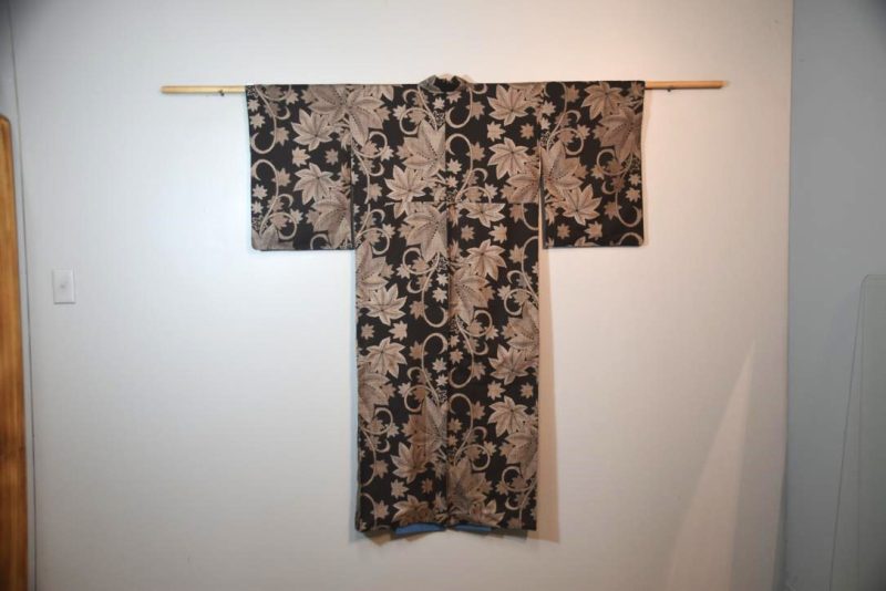 Oshima Soft Japanese Silk Kimono