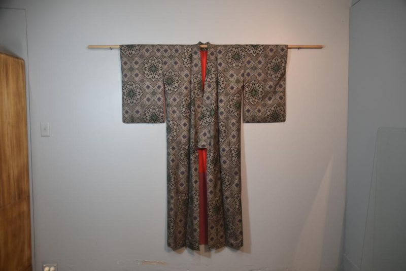 Oshima Soft Japanese Silk Kimono - Image 6