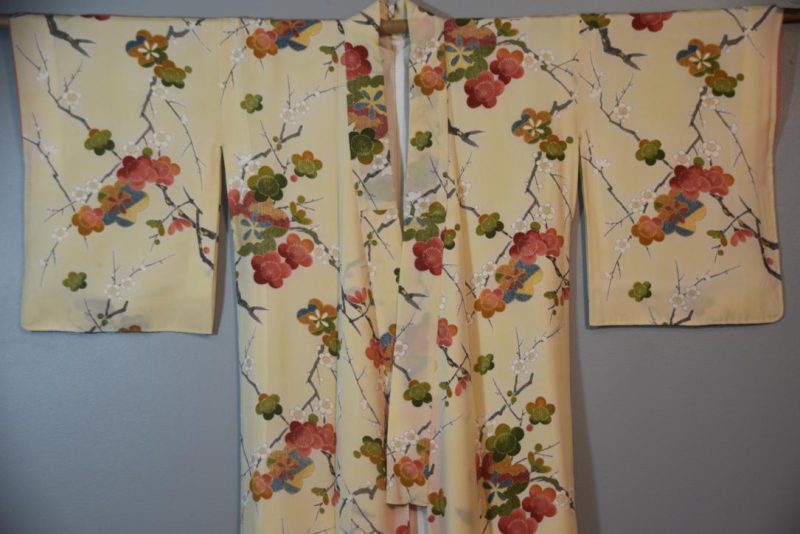 Cherry Blossom Soft Japanese Silk Kimono - Image 5