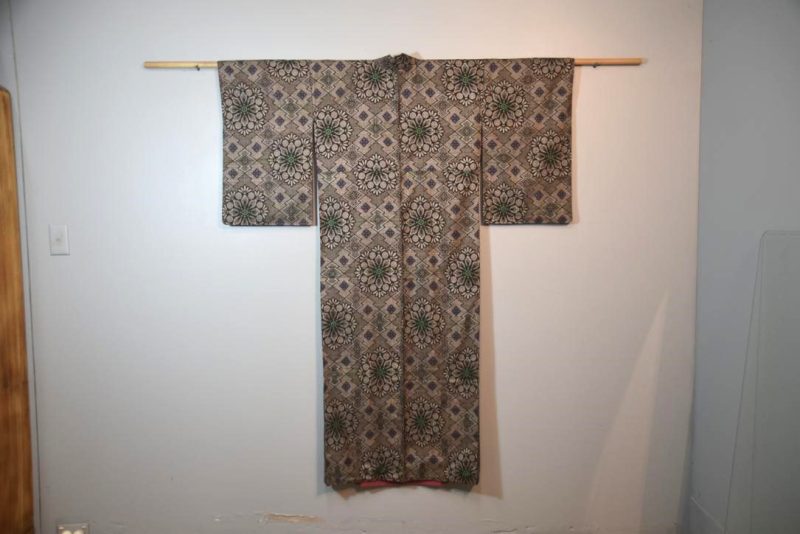 Oshima Soft Japanese Silk Kimono