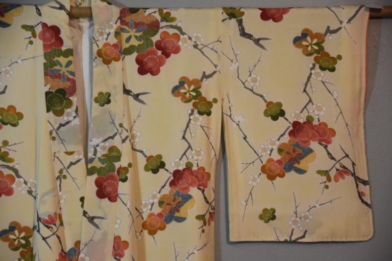 Cherry Blossom Soft Japanese Silk Kimono - Image 4