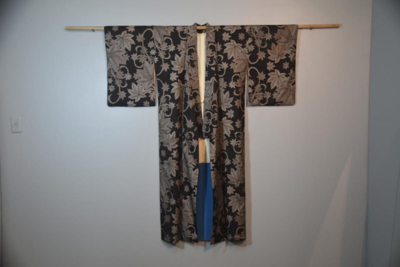Oshima Soft Japanese Silk Kimono - Image 6