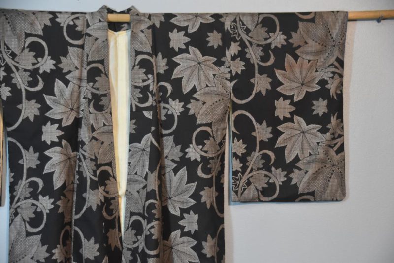 Oshima Soft Japanese Silk Kimono - Image 5