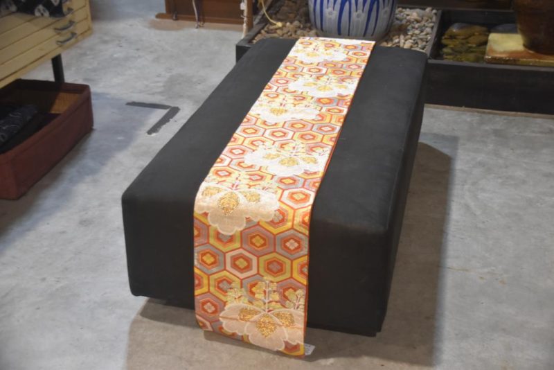 Vintage Fukuro Obi/Table Runner Width:4000mm