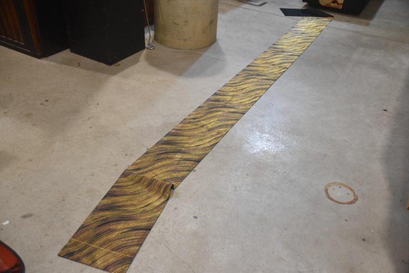 Vintage Gold Waves Obi Width:4000mm - Image 5