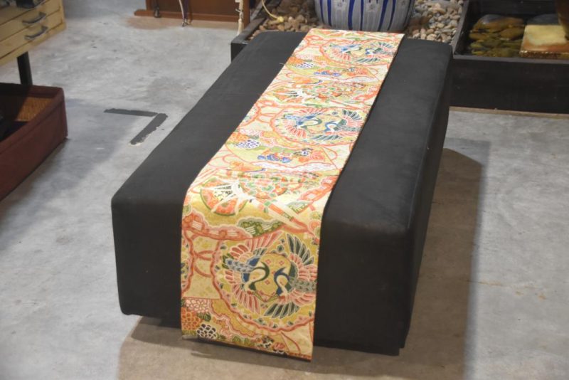 Vintage Maru Obi Sash Table Runner Length:4000mm