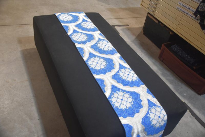 Blue and White Fukuro Obi/Table Runner Width:4000mm - Image 5