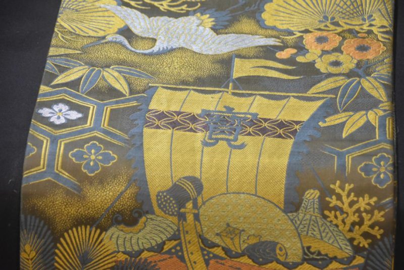 Vintage Maru Obi Sash Table Runner Length:4000mm - Image 2