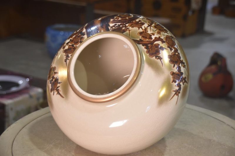 Japanese Cherry Blossom Ceramic Vase Width:310mm - Image 6