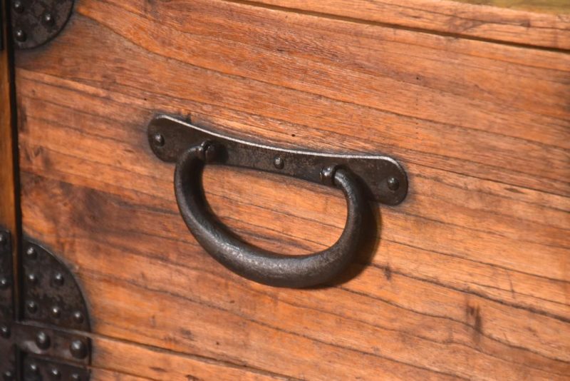 Antique 2 Section Clothing Chest Width:900mm - Image 2