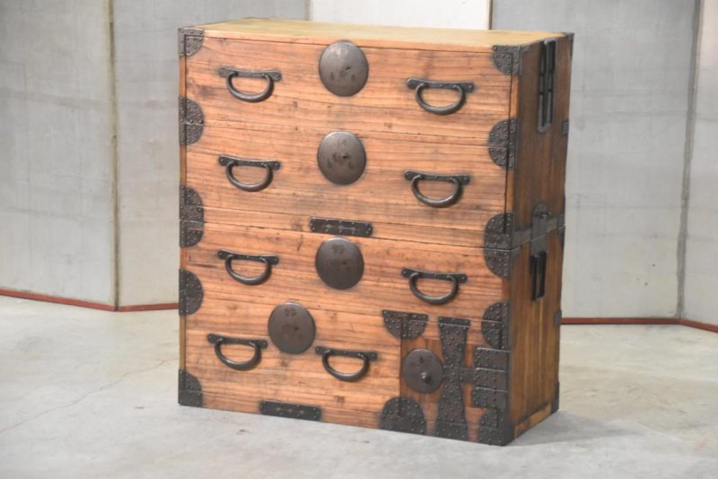 Antique 2 Section Clothing Chest Width:900mm