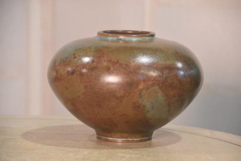 Murashido Bronze Vase Width:170mm