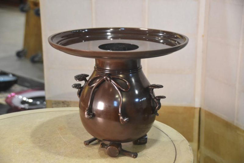 Bronze Usubata Vase Width:307mm - Image 7