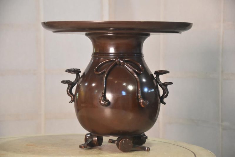Bronze Usubata Vase Width:307mm - Image 6