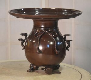 Bronze Usubata Vase Width:307mm