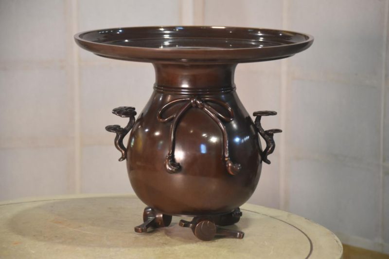 Bronze Usubata Vase Width:307mm