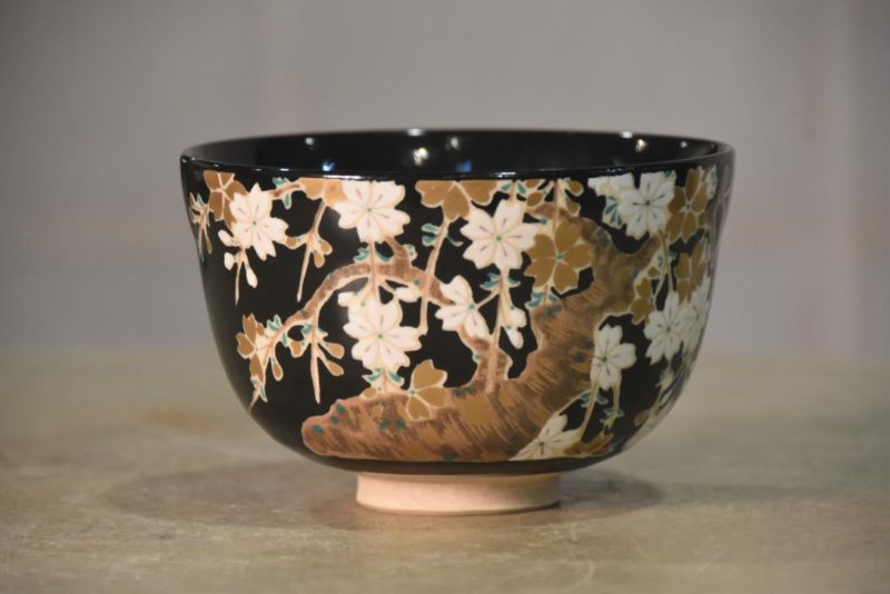 Kyoyaki Chawan Tea Bowl Width:122mm - Image 4