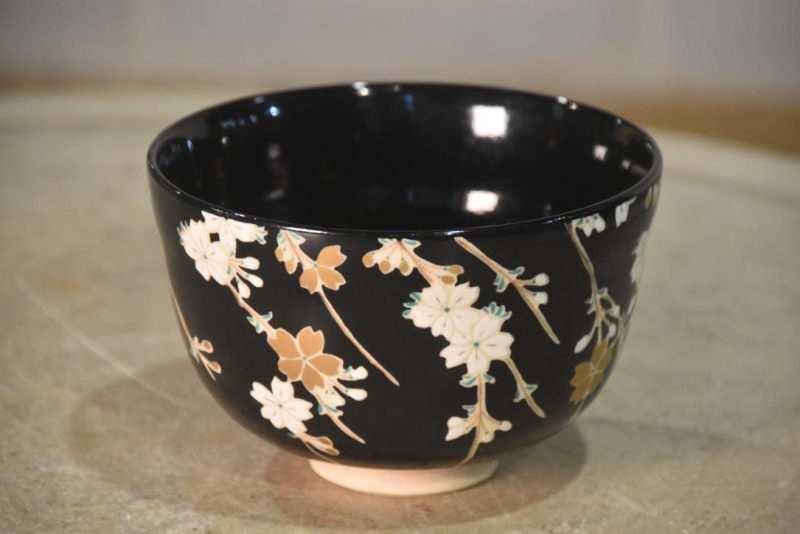 Kyoyaki Chawan Tea Bowl Width:122mm - Image 3