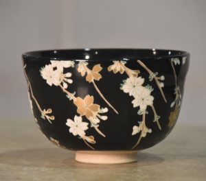 Kyoyaki Chawan Tea Bowl Width:122mm